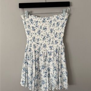 Garage Strapless Floral Romper